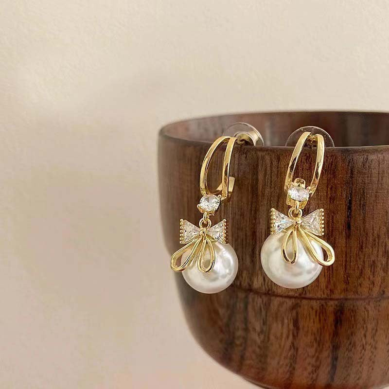 Bowknot Colorful Stud Earrings for Women