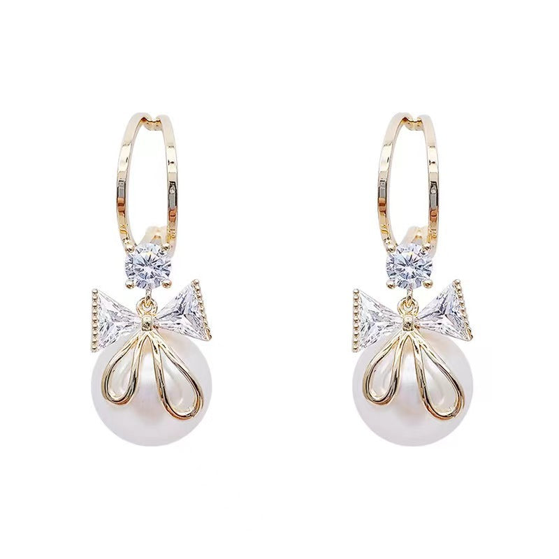 Bowknot Colorful Stud Earrings for Women