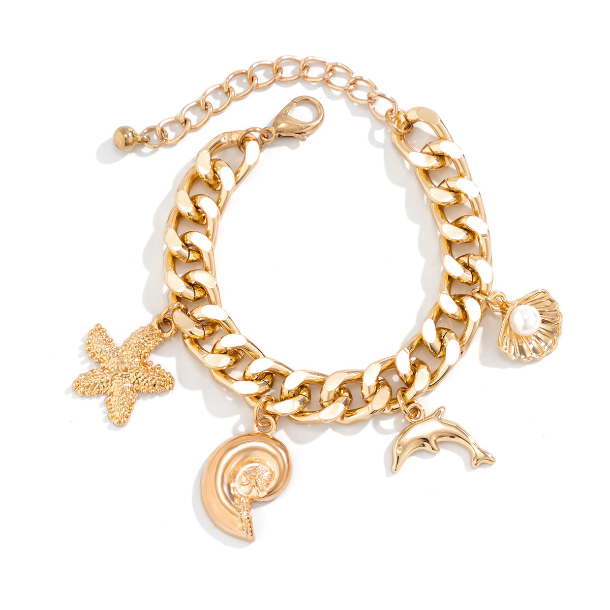 Conjunto de gargantilla y pulsera con borlas estilo bohemio chic con ambiente oceánico