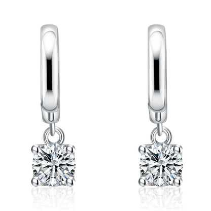 Anillo de retención de orejas con diamantes Angel Kiss Elegante