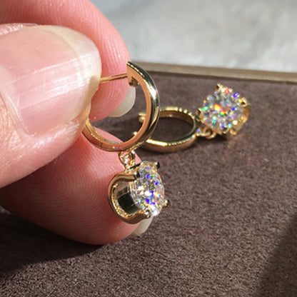 Anillo de retención de orejas con diamantes Angel Kiss Elegante